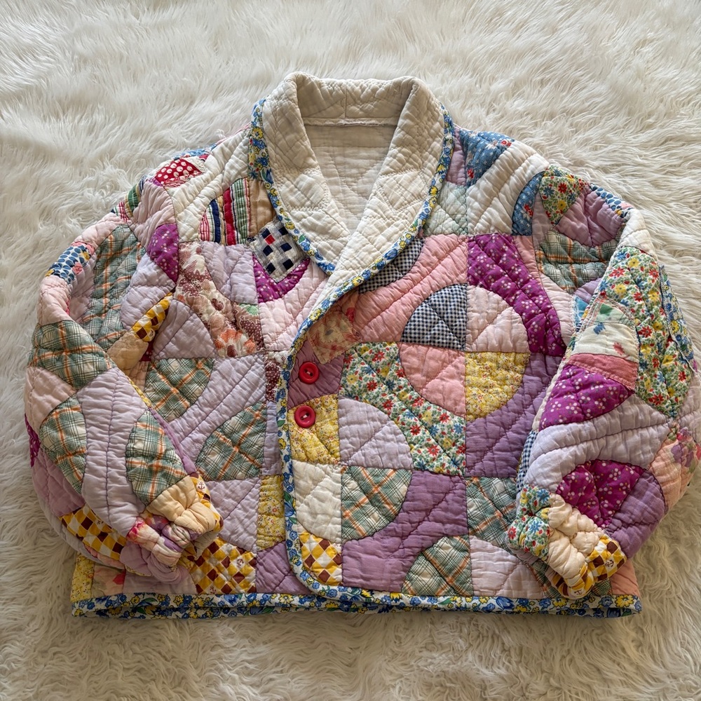 Vintage Quilted Jacket Women’s XS to S - Picture 11 of 12